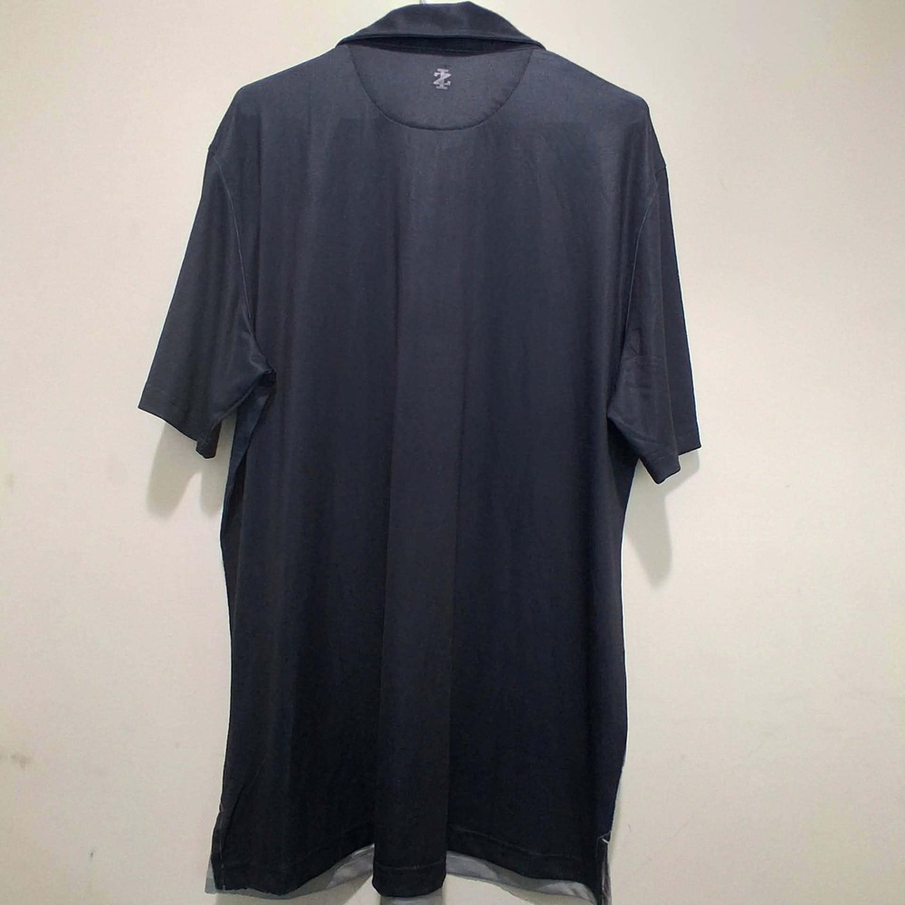 IZOD Golf Mens Large Tall Ombre Polo Shirt Anthracite SwingFlex Stretch 45IG142 - Picture 2 of 8